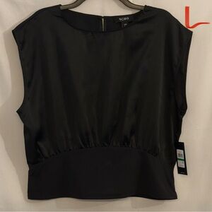 BCBG Elegant Black Blouse